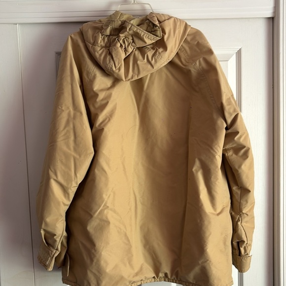 Eddie Bauer Tan Expedition Jacket with Hood - Picture 4 of 5